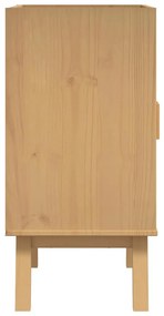 vidaXL Βάση νιπτήρα Olden Καφέ 114 x 43 x 73.5 εκ. Μασίφ ξύλο πεύκου