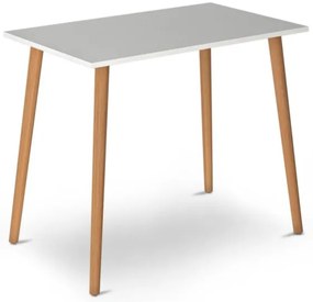 Τραπέζι Fiona Megapap από μελαμίνη λευκό 90x55x75εκ. GP022-0033,3-GP022-0033,3-Λευκό GP022-0033,3