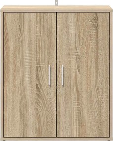 vidaXL Παπουτσοθήκη Sonoma Δρυς 60 x 35 x 70 εκ. από Επεξ. Ξύλο