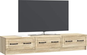 vidaXL Ντουλάπι TV 147 x 34,5 x 27 εκ Sonoma Δρυς Επεξεργασμένο Ξύλο