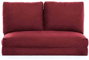 Πουφ Διθέσιο Αναδιπλούμενο Taida 859FTN1271 120x68x62cm Maroon Red