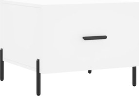 vidaXL Τραπεζάκι Σαλονιού Λευκό 50 x 50 x 40 εκ. από Επεξεργ. Ξύλο