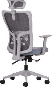 Office Chair Set (2 Pieces) Lumbar 126 - Grey Grey