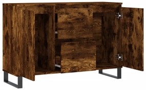 vidaXL Ντουλάπι Καπνιστή Δρυς 104x35x70 εκ. από Επεξεργασμένο Ξύλο