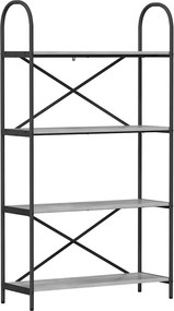 vidaXL Ράφι Βιβλίων 4 επιπέδων 80 x 30 x 146 εκ Επεξεργασμένο ξύλο