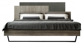 SB-00578 Κρεβάτι "ΜΟΡΦΕΑΣ" Διπλό σε χρώμα σταχτί-γκρι σκούρο 160x200
   , 1 Τεμάχιο