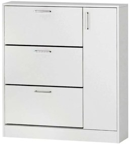 Παπουτσοθήκη Neft 0249141 105x29,6x113cm White Μοριοσανίδα, Μελαμίνη