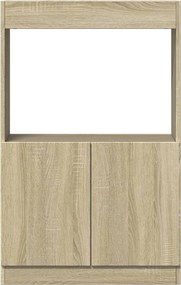 vidaXL Ντουλάπι Sonoma Δρυς 63x33x100 εκ. από Επεξεργασμένο Ξύλο