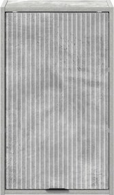 VidaXL Ντουλάπι Μπάνιου Σκυρόδεμα Γκρι 39 x 23,5 x 65 εκ.
