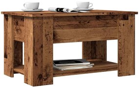 vidaXL Τραπεζάκι σαλονιού Παλιό ξύλο 79x49x41 cm Ξύλο μηχανής
