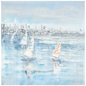 Πίνακας σε καμβά Watery Inart 100x3x100εκ