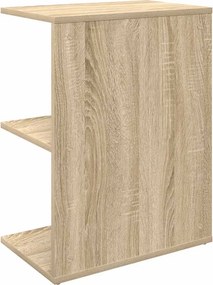 vidaXL Κομοδίνα 2 τεμ. Sonoma Δρυς 46,5x29x61 εκ. Επεξεργασμένο Ξύλο
