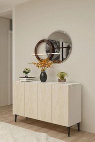 Console Aplos 120 - White, Travertine White
Travertine