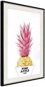 Αφίσα - Trendy Pineapple - 30x45 - Μαύρο - Με πασπαρτού