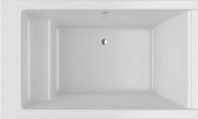 Acrilan Lona White Gloss - Μπανιέρα Υδρομασάζ 200x120 εκ - Maxxcoat, Αερομασάζ