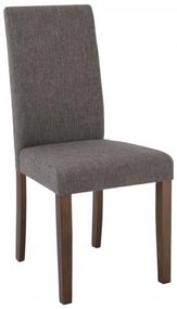 OPTIMAL Καρέκλα Green Walnut/Ύφασμα Γκρι 44x60x93cm Ε801,2