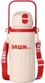 Φορητό παγούρι-θερμός - 800ml - 312581 - Red/Beige