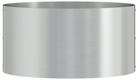 vidaXL Ζαρντινιέρες κήπου 5 pcs Ασημί 40 x 40 x 20 cm
