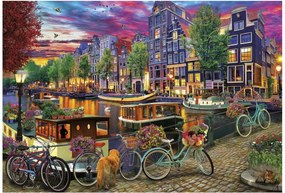 Παζλ Educa Bicicletas en Ámsterdam 6000 Τεμάχια