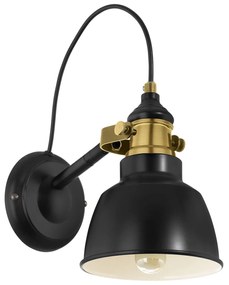 Φωτιστικό Τοίχου Thornford 49522 Black Eglo Metal