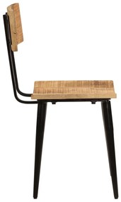 vidaXL Καρέκλες Τραπεζαρίας 2 τεμ. 44 x 40 x 80 εκ. Μασίφ Ξύλο Μάνγκο