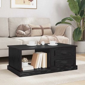 vidaXL Τραπεζάκι σαλονιού Μαύρη Οξυά 90 x 50 x 35 cm