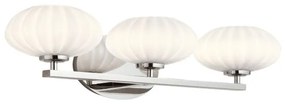 Απλίκα Φωτιστικό Μπάνιου 3xG9 IP44 Pim Quintiesse Elstead Lighting QN-PIM3-PC Χρώμιο