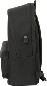 Σχολική Τσάντα Munich +usb munich Μαύρο 31 x 44 x 18 cm