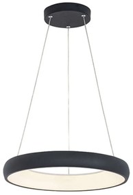 Φωτιστικό Οροφής 2052 Led 3000K 50W Φ60cm Sandy Black Aluminum,Acrylic