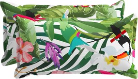 vidaXL Κάλυμμα Μαξιλαριού 2 τμχ. HOUTEN Πολύχρωμο 40 x 80 cm
