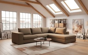 Γωνιακός καναπές Carla-Αριστερή-260φ 200β-Sand