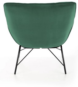 BELTON leisure chair color: dark green