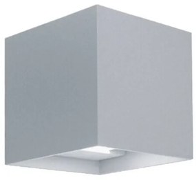 Απλίκα Φωτιστικό Τοίχου Led Marbella Big Squared H12 Φ12 Bot Lighting MARBELLA20MQK Γκρι