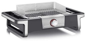 Ψηστιέρα Ηλεκτρική Senoa Boost 8113 41,5x24cm 3000W Black-Silver Severin Stainless Steel