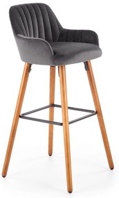 H93 bar stool, color: dark grey DIOMMI V-CH-H/93-C.POPIEL