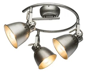 Φωτιστικό Οροφής Globo Lighting Hernan 54651-3 Νίκελ Αντικέ