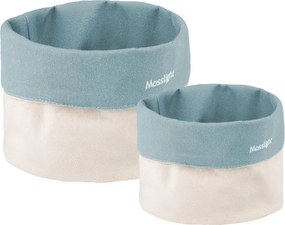 Καλάθια Αποθήκευσης (Σετ 2τμχ) Estia Mosslight 02-41175