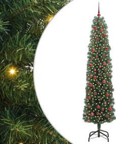 vidaXL Τεχνητό Χριστουγεννιάτικο Δέντρο με 300 LED Πράσινο 240 cm