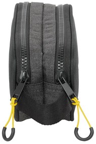 Διπλή Κασετίνα Munich Topo Μαύρο 21 x 8 x 6 cm