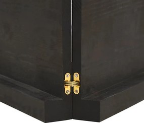 vidaXL Επιφάνεια Τραπεζιού Σκούρο Καφέ 200x50x(2-6)εκ Επεξ. Μασίφ Δρυς