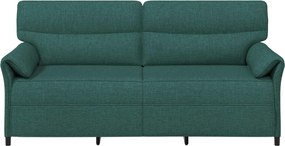 vidaXL Καναπές 100% πολυέστερ μεταλλικό πλαίσιο MDF, Κόντρα πλακέ