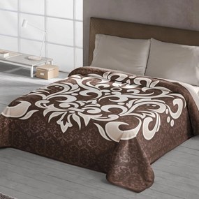 Κουβέρτα Βελουτέ Υπέρδιπλη (220x240) Belpla Ster 289 Beige