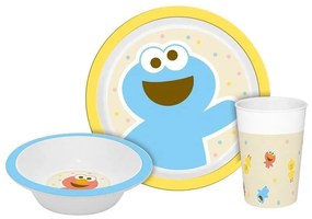 Geda Labels Σετ Πρωινού - Φαγητού 3Τμχ BPA Free Sesame Street GE15323