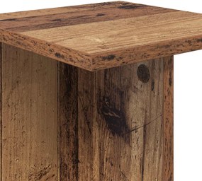 vidaXL Βάση φυτών Παλιό ξύλο 25 x 25,5 x 40,5 εκ.