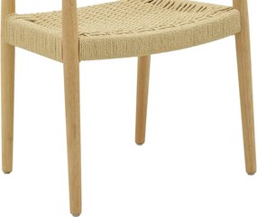 Καρέκλα - Πολυθρόνα Juvan φυσικό rubberwood 64x53x77εκ 64x53x77 εκ.