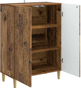 vidaXL Πλαϊνό γραφείο Παλαιωμένο ξύλο 66 x 34,5 x 90 εκ