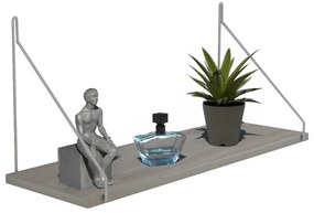 ΡΑΦΙ ΤΟΙΧΟΥ AGILAN ΜΕΛΑΜΙΝΗΣ HM9183.14 SONΟMA-ΛΕΥΚΟ 72x20x27Yεκ.