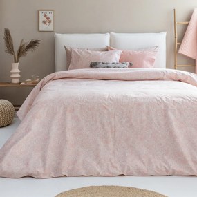 Σεντόνια Μονά (Σετ) Palamaiki Fashion FL6227 Ροζ ΜΕ ΛΑΣΤΙΧΟ 110x200+30