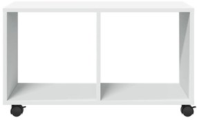 vidaXL Ντουλάπι Τροχήλατο Λευκό 72x33x42,5 εκ. από Επεξ. Ξύλο