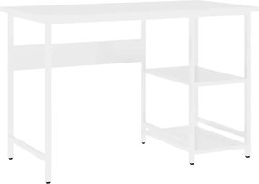 vidaXL Γραφείο Υπολογιστή Λευκό 105 x 50 x 72 εκ. από MDF και Μέταλλο